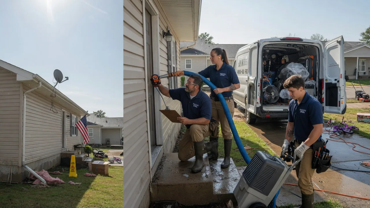 Ceiling Water Damage Restoration in Dover, TN near me